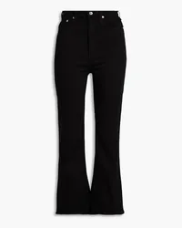 Rag & Bone Casey high-rise kick-flare jeans - Black Black