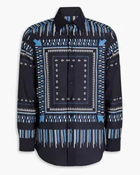 Etro Printed cotton shirt - Blue Blue