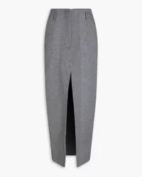 Peter Do Brushed wool and cashmere-blend felt maxi skirt - Gray Gray