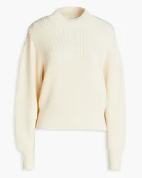 LVIR Ribbed cotton-blend sweater - White White