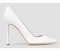 Vernice patent-leather pumps - White