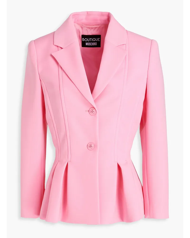 Moschino Twill peplum blazer - Pink Pink