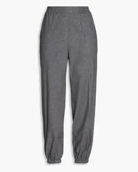 Sandro Mélange felt tapered pants - Gray Gray