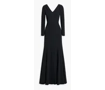 Crepe gown - Black