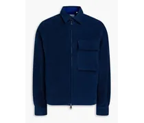 Cotton-moleskin jacket - Blue