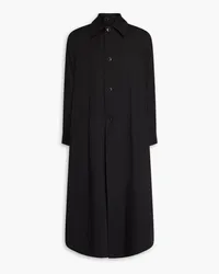 Valentino Garavani Oversized cotton-twill coat - Black Black