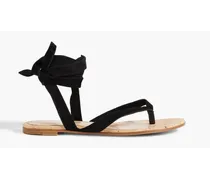 Suede sandals - Black