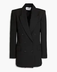 Frame Denim Double-breasted twill blazer - Black Black