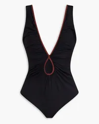 Johanna Ortiz Malick cutout open-back swimsuit - Black Black