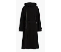 Shell hooded coat - Black