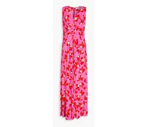 Ace floral-print crepe maxi dress - Pink