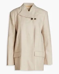 Loulou Studio Wool-blend twill blazer - Neutral Neutral