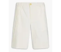 Gelati hemp and cotton-blend chino shorts - White