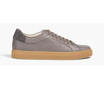 Banf leather sneakers - Gray
