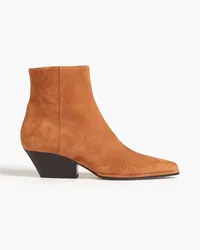 Sergio Rossi Carla 45 suede ankle boots - Brown Brown