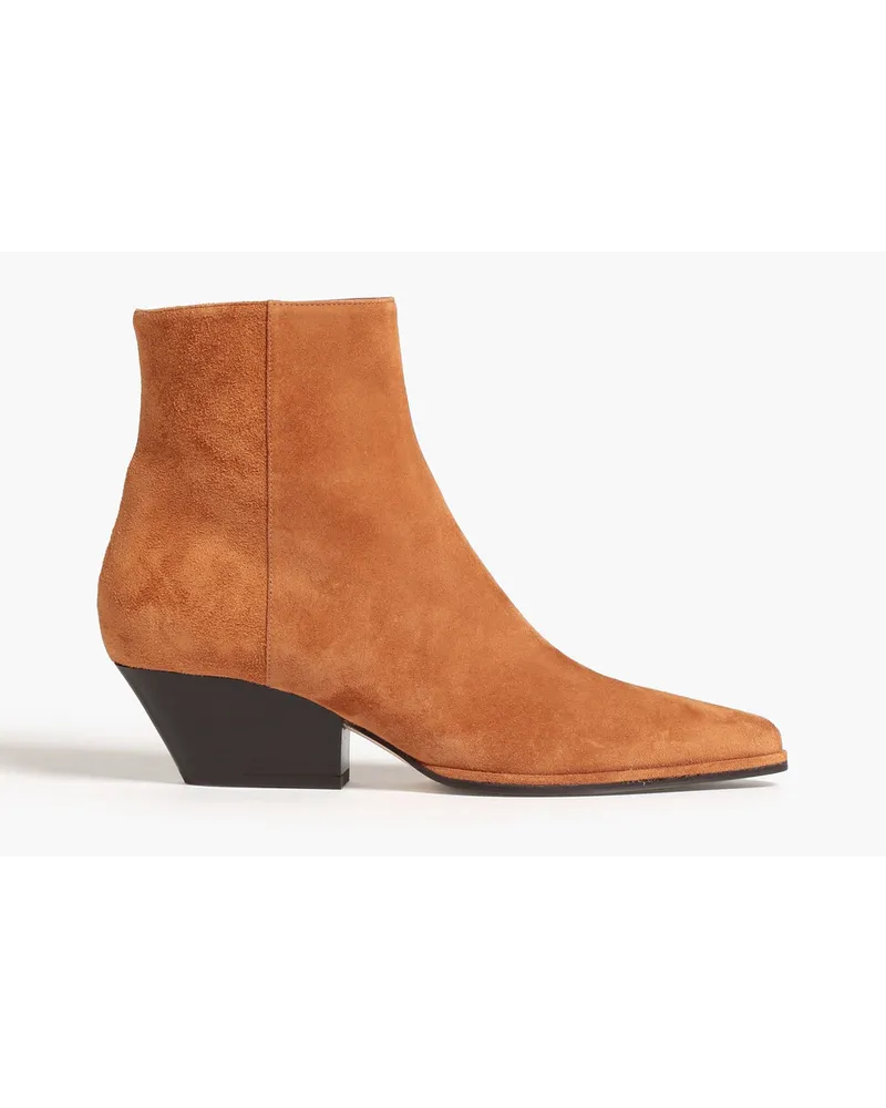 Carla 45 suede ankle boots - Brown