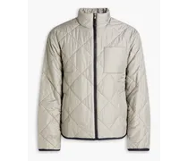 Padded quilted shell jacket - Gray
