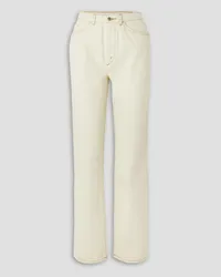 RE/DONE 70s Cigarette high-rise straight-leg jeans - White White