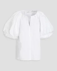 A.L.C. Cara cotton-poplin top - White White