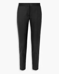 Stella McCartney Vivian wool-twill tapered pants - Black Black