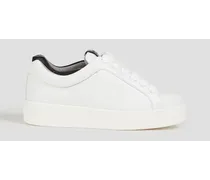 Retro Pro leather sneakers - White
