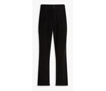 Cotton-corduroy pants - Black
