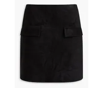 Veria suede mini skirt - Black