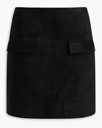 Loulou Studio Veria suede mini skirt - Black Black