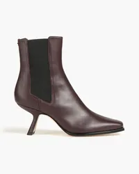 Nicholas Kirkwood Lexi leather chelsea boots - Burgundy Burgundy