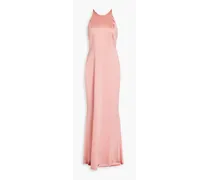 Alice Olivia - Samia silk-blend satin gown - Pink
