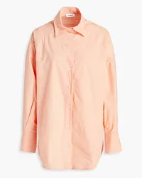 Sandro Cotton-poplin shirt - Orange Orange