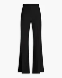 Sandro Wool-blend flared pants - Black Black