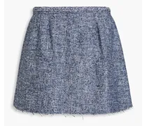 Bouclé-tweed mini skirt - Blue