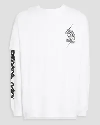 ACRONYM Printed cotton-jersey T-shirt - White White