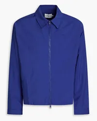 Kitsuné Appliquéd shell track jacket - Blue Blue