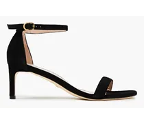 Nunaked suede sandals - Black