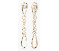 Amarena gold-tone crystal earrings - Metallic