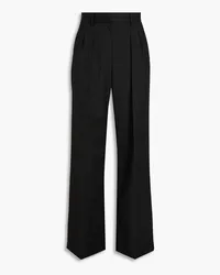 Rebecca Vallance Charlie pinstriped twill wide-leg pants - Black Black