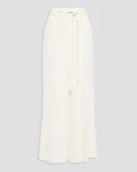 Etro Silk-satin wide-leg pants - White White