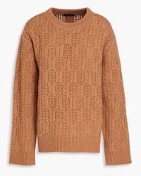 Rag & Bone Divya cable-knit wool sweater - Brown Brown