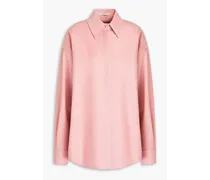 Wool-flannel shirt - Pink