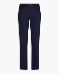 Giorgio Armani Stretch-cotton twill chinos - Blue Blue