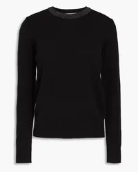 Tory Burch Embroidered cashmere sweater - Black Black