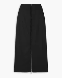 GAUCHERE Wool-blend maxi skirt - Black Black