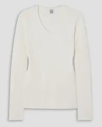 Totême Bouclé-knit sweater - White White