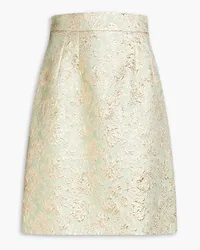 Dolce & Gabbana Metallic brocade mini skirt - Green Green