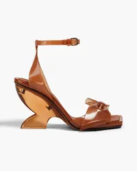 Zimmermann Bow-detailed PVC sandals - Brown Brown