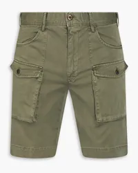 Slowear Incotex cotton-blend twill cargo shorts - Green Green