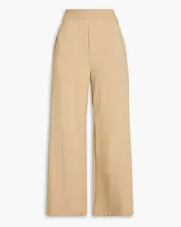 L'Agence Campbell French terry track pants - Brown Brown