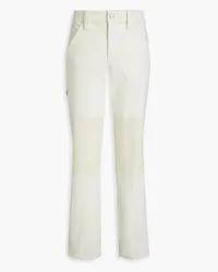 A.L.C. Adan two-tone high-rise bootcut jeans - White White